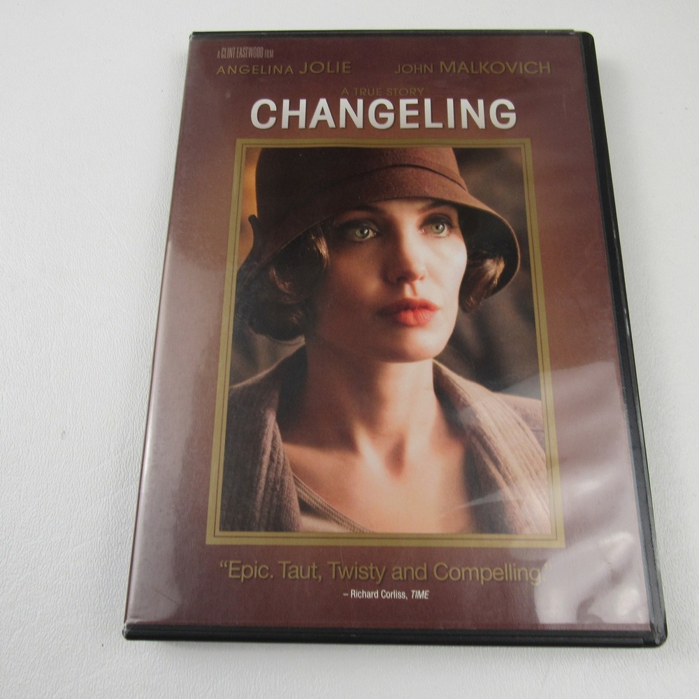 Changeling DVD Angelina Jolie John Malkovich‎ Clint Eastwood True Story